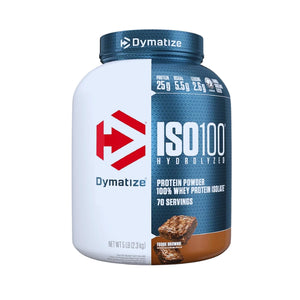 Dymatize ISO100 Hydrolyzed Whey Protein 5lb fudge brownie– Best Lean Protein in Pakistan