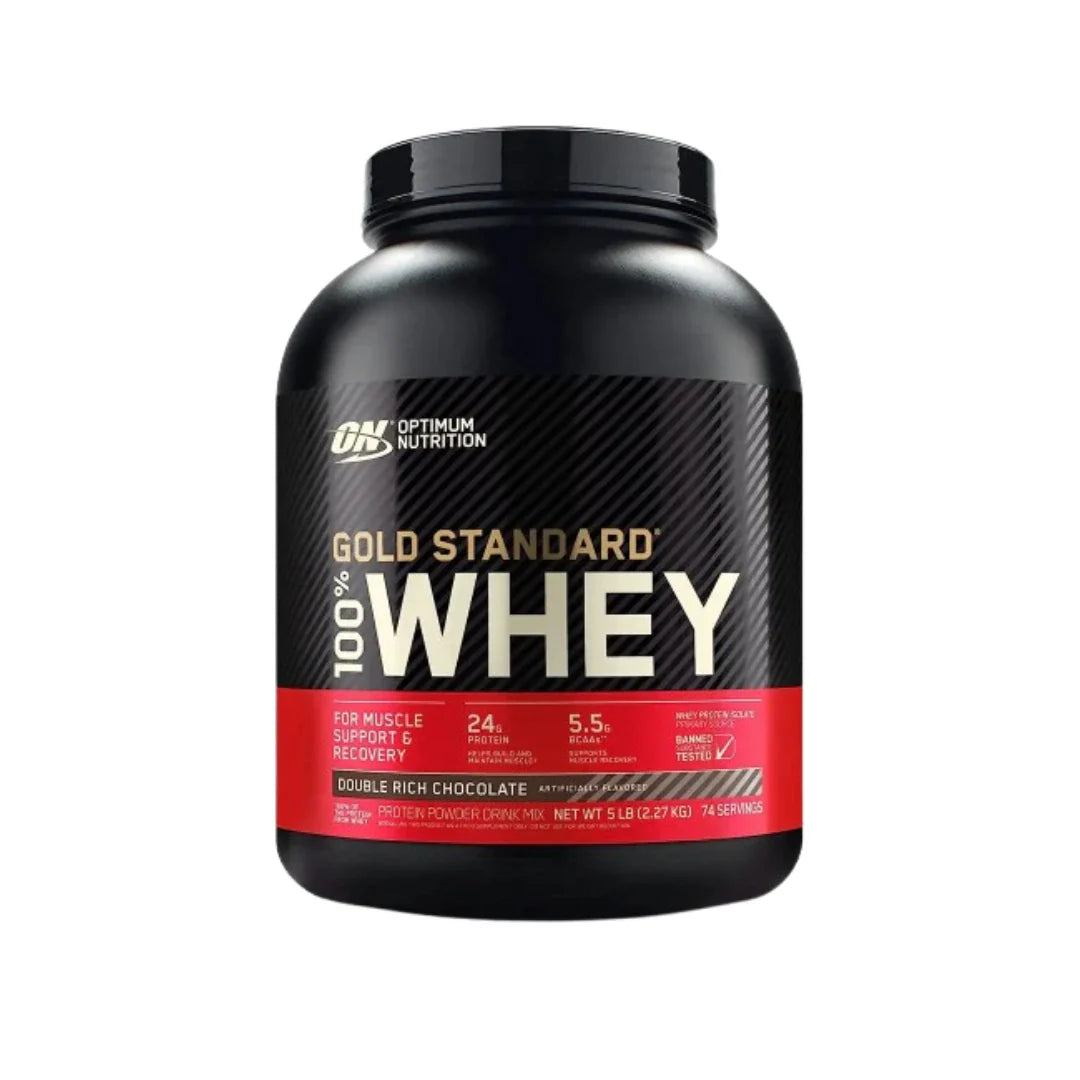 Optimum Nutrition Gold Standard Whey 5lb Double Rich Chocolate – Best Whey Protein in Pakistan