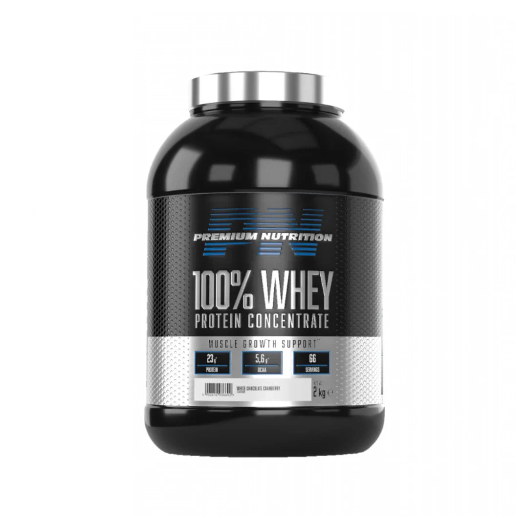 Premium Nutrition 100% Whey Concentrate 2kg Coffee Frappe Protein Powder in Pakistan