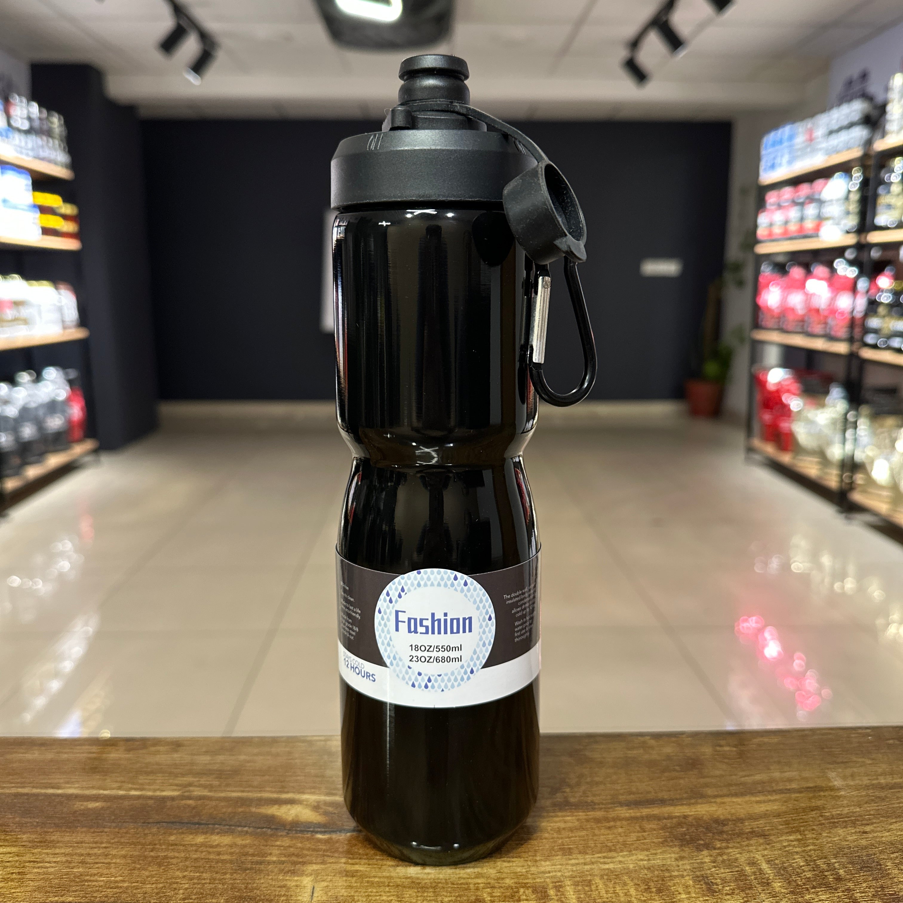 680ML Water Bottle with Clip and Lock