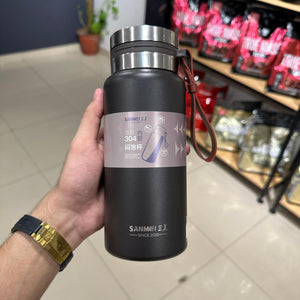 800ML Stainless Steel Water Bottle with Strap