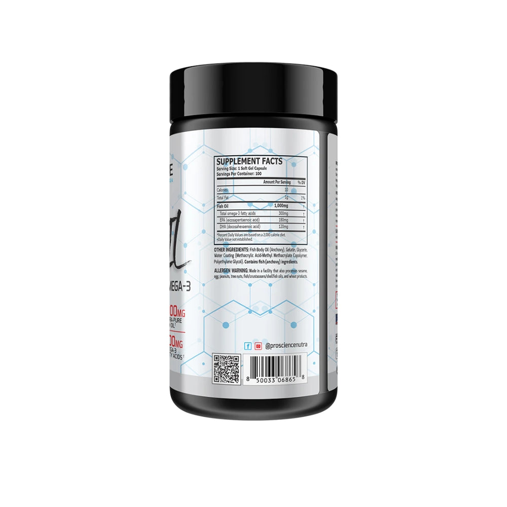 Proscience Nutra Omega-3 Fish Oil 100 Servings
