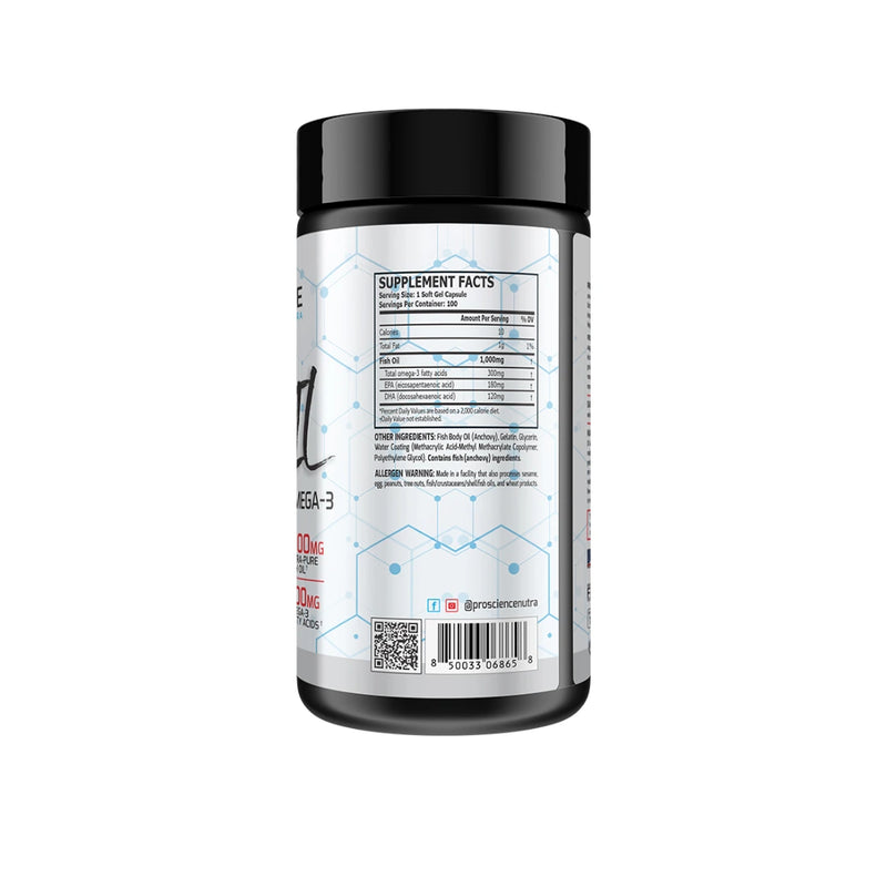 Proscience Nutra Omega-3 Fish Oil 100 Servings