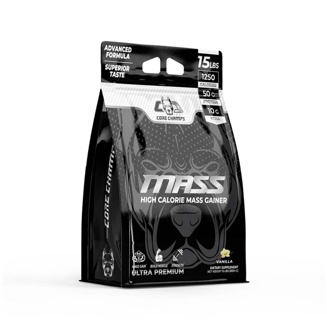 Core Champ Mass Gainer 15lbs Chocolate – High Calorie Weight Gainer Supplement