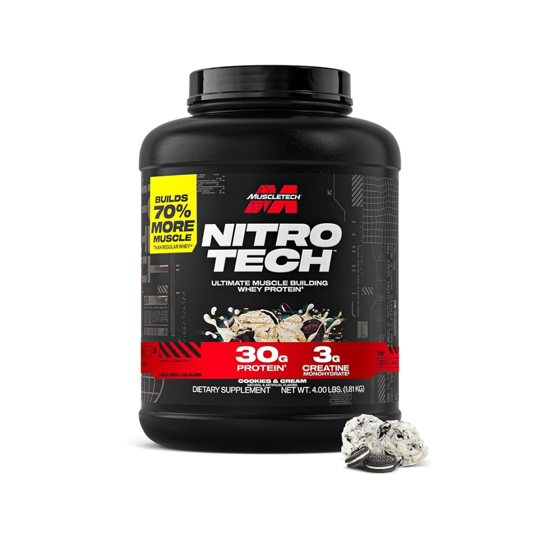 MuscleTech Nitro-Tech Whey Protein 4lbs