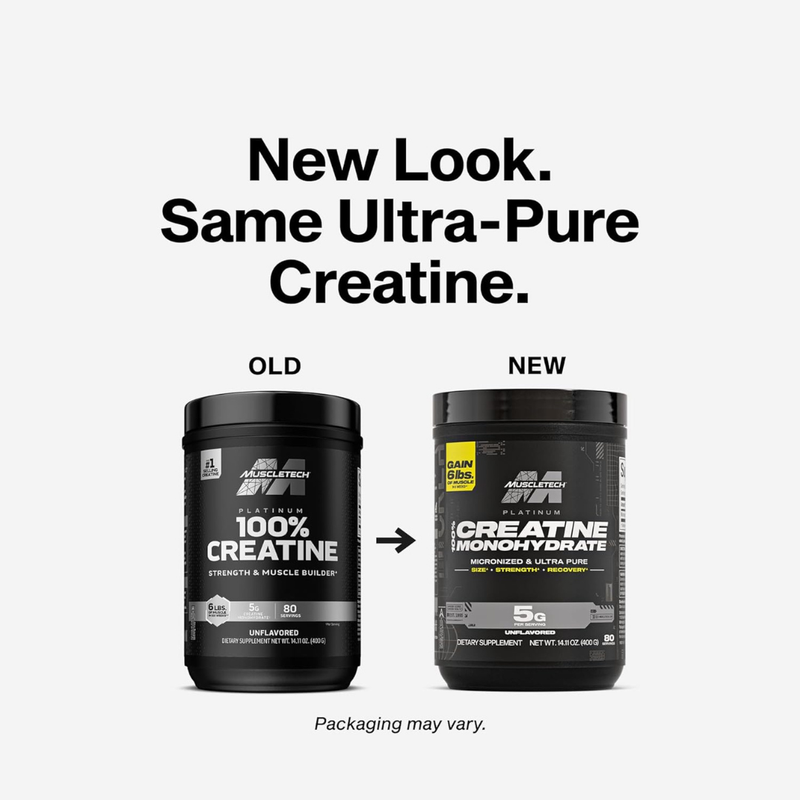 Muscletech Platinum 100% Creatine 80 Servings Unflavored