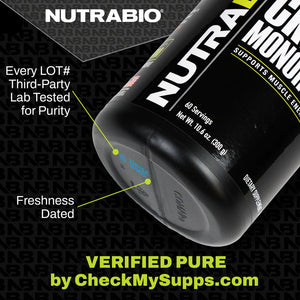 NutraBio Micronized Flavored Creatine Monohydrate 399gm