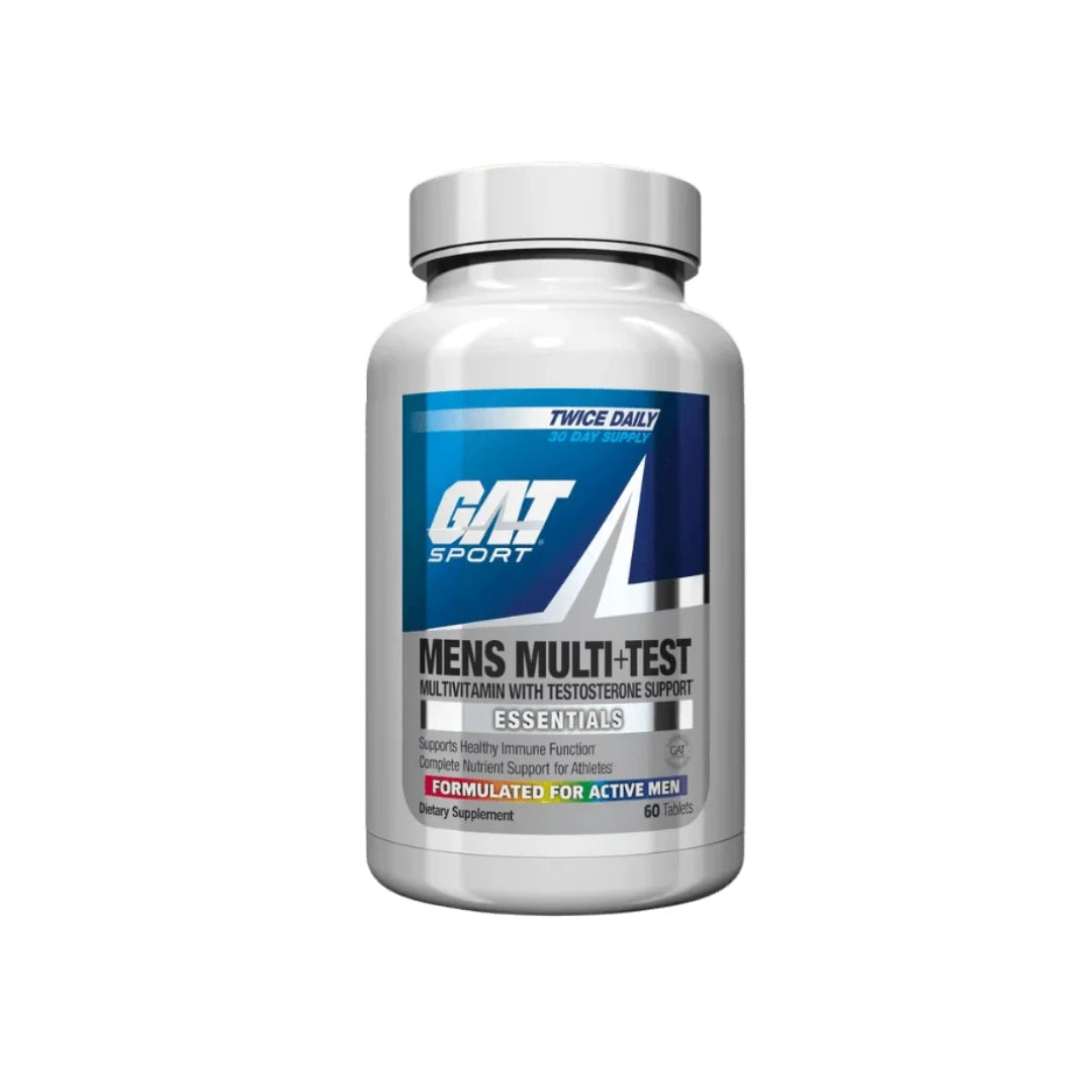 GAT Sport Men's Multi Vitamin 60 Tablets – Daily Health & Performance Supplement

Men’s Multi Vitamin by GAT Sport – Nutritional Support for Energy, Muscle & Immunity