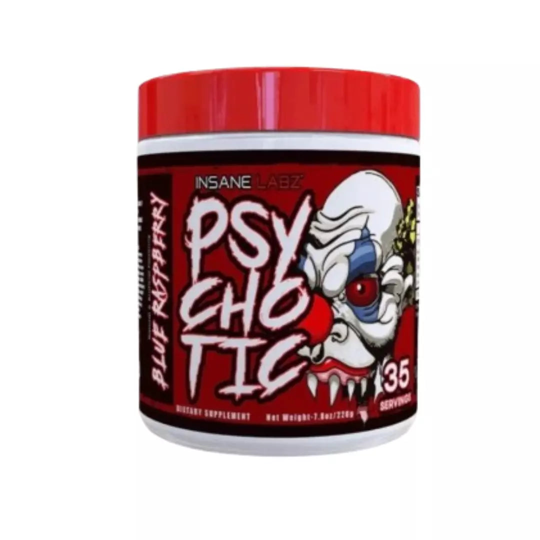 Insane Labz Psychotic Red Pre Workout 35 Servings in Pakistan – Extreme Energy, Strength & Focus