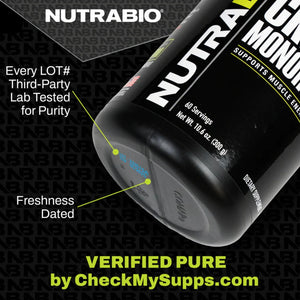 NutraBio Micronized Creatine Monohydrate 500g