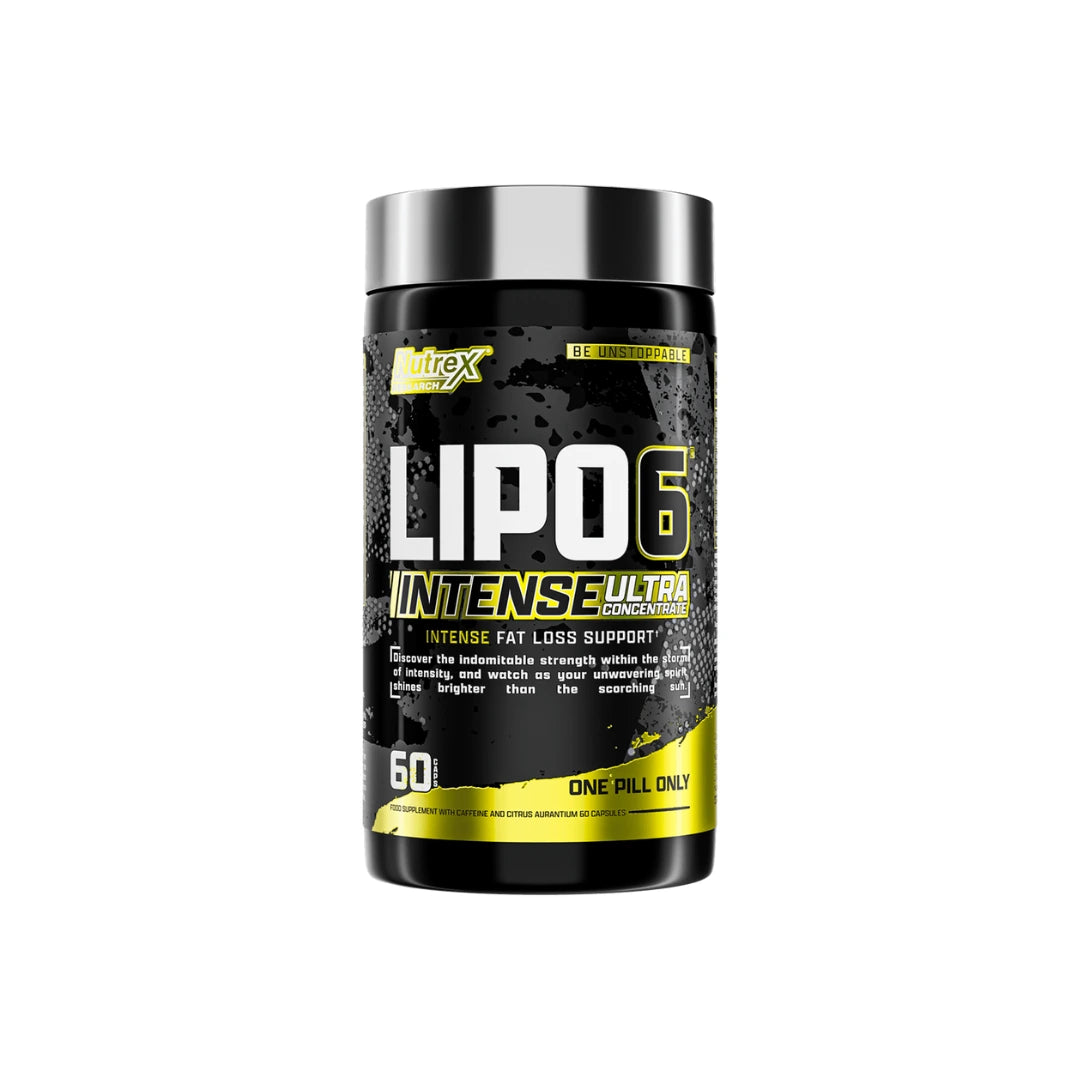 Nutrex Lipo 6 Intense Ultra Concentrate Fat Burner Supplement

Powerful Fat Burning Pills - Nutrex Lipo 6 Ultra Concentrate

Lipo 6 Intense Ultra Concentrate Fat Burner & Energy Booster - 60 Caps