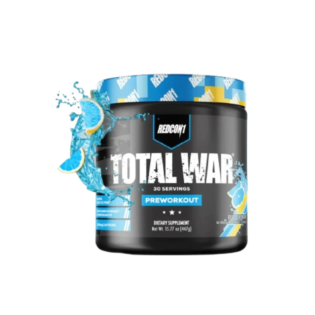 Redcon1 Total War Pre-Workout 30 Servings – Energy, Focus & Performance Booster

Total War Pre-Workout by Redcon1 – 30 Servings for Strength, Endurance & Focus